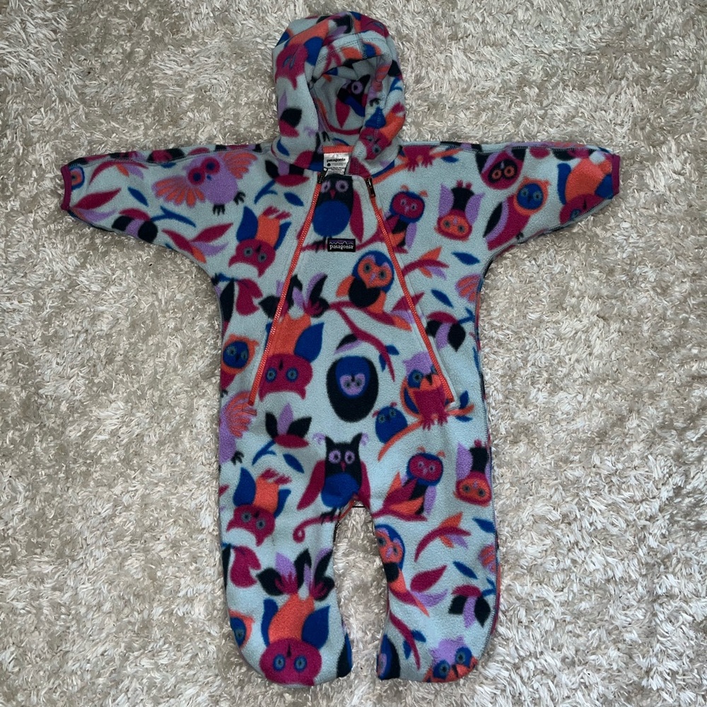 Patagonia fleece snowsuit